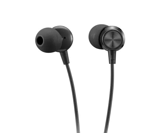 Lenovo Analog In-Ear Headphones Gen II with Mic, 3.5mm Wired, Black - Thumbnail 8