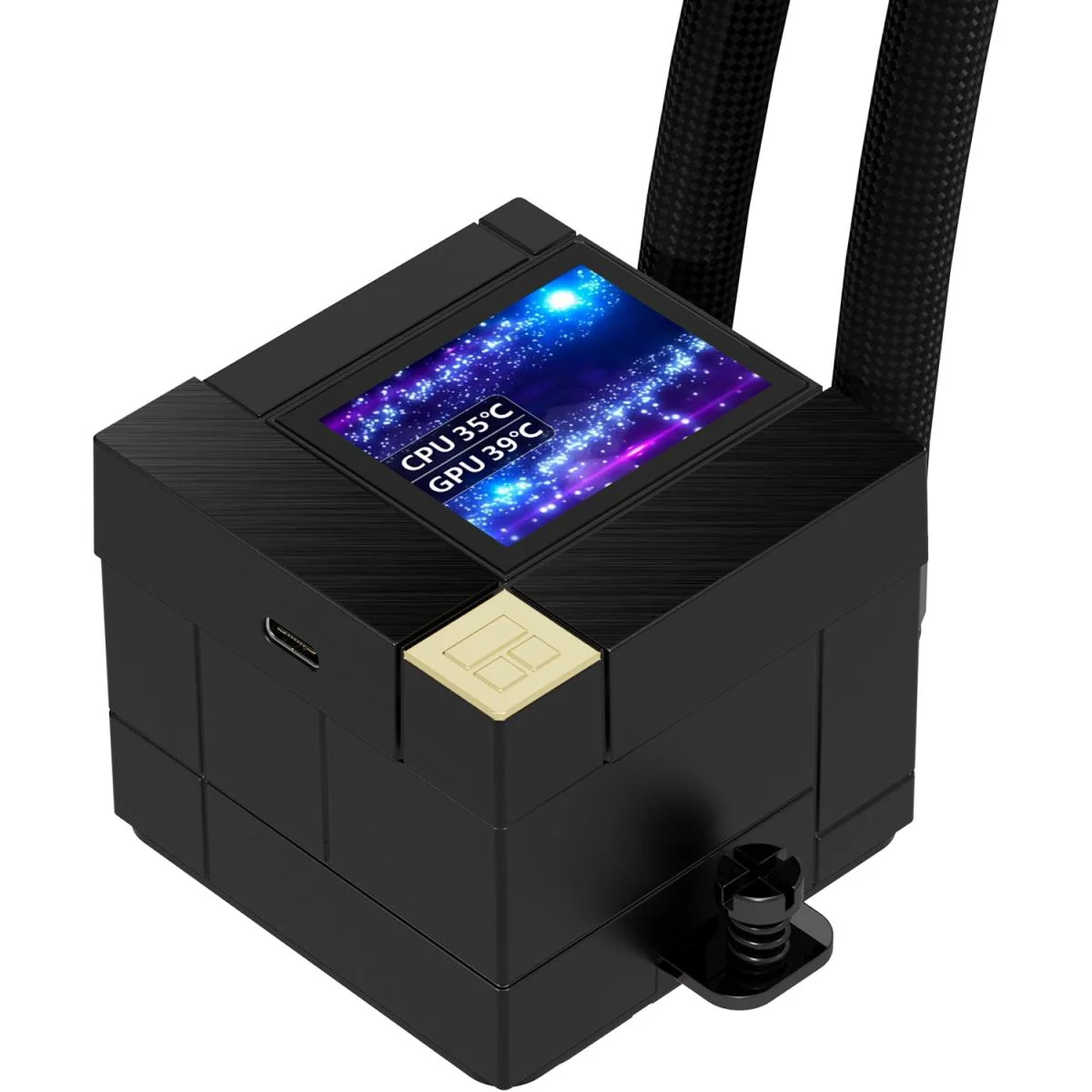 مبرد سائل للمعالج Thermalright Core Matrix 240 Vision ARGB أسود 240 مم مع شاشة LCD 2 إنش - Image 2