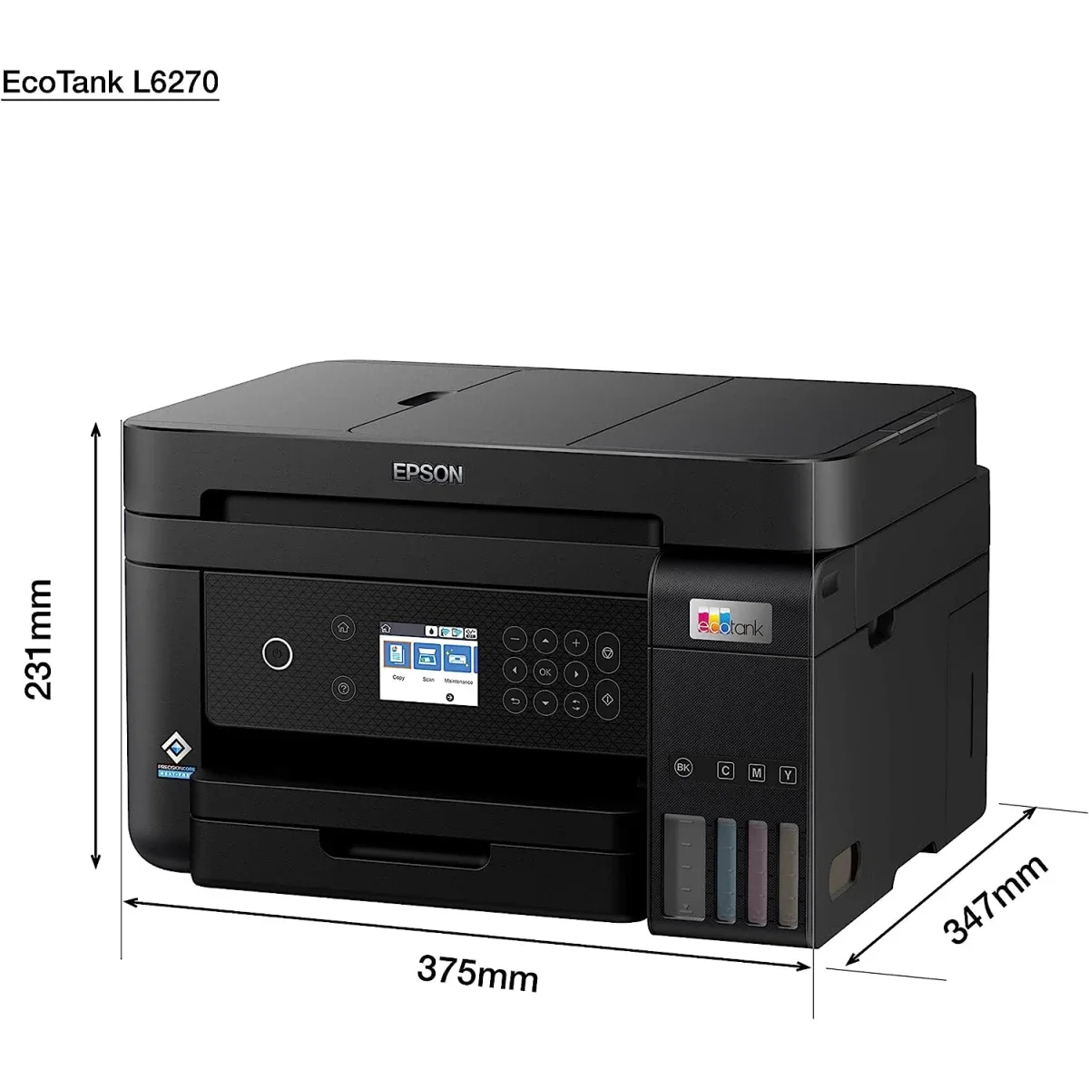 EPSON EcoTank L6270 3-in-1 A4 Color Ink Tank Printer with ADF, Wi-Fi & LCD Screen - Image 4