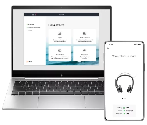 سماعة رأس Poly Blackwire 3220 سلكية USB-C ستيريو مع ميكروفون عازل للضوضاء - Image 12