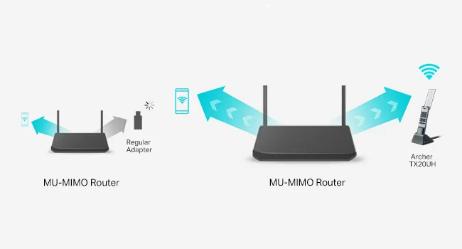 محول واي فاي TP-LINK Archer TX20UH AX1800 Wi-Fi 6 ثنائي النطاق USB 3.0 مع كابل 1.2 متر - Thumbnail 15
