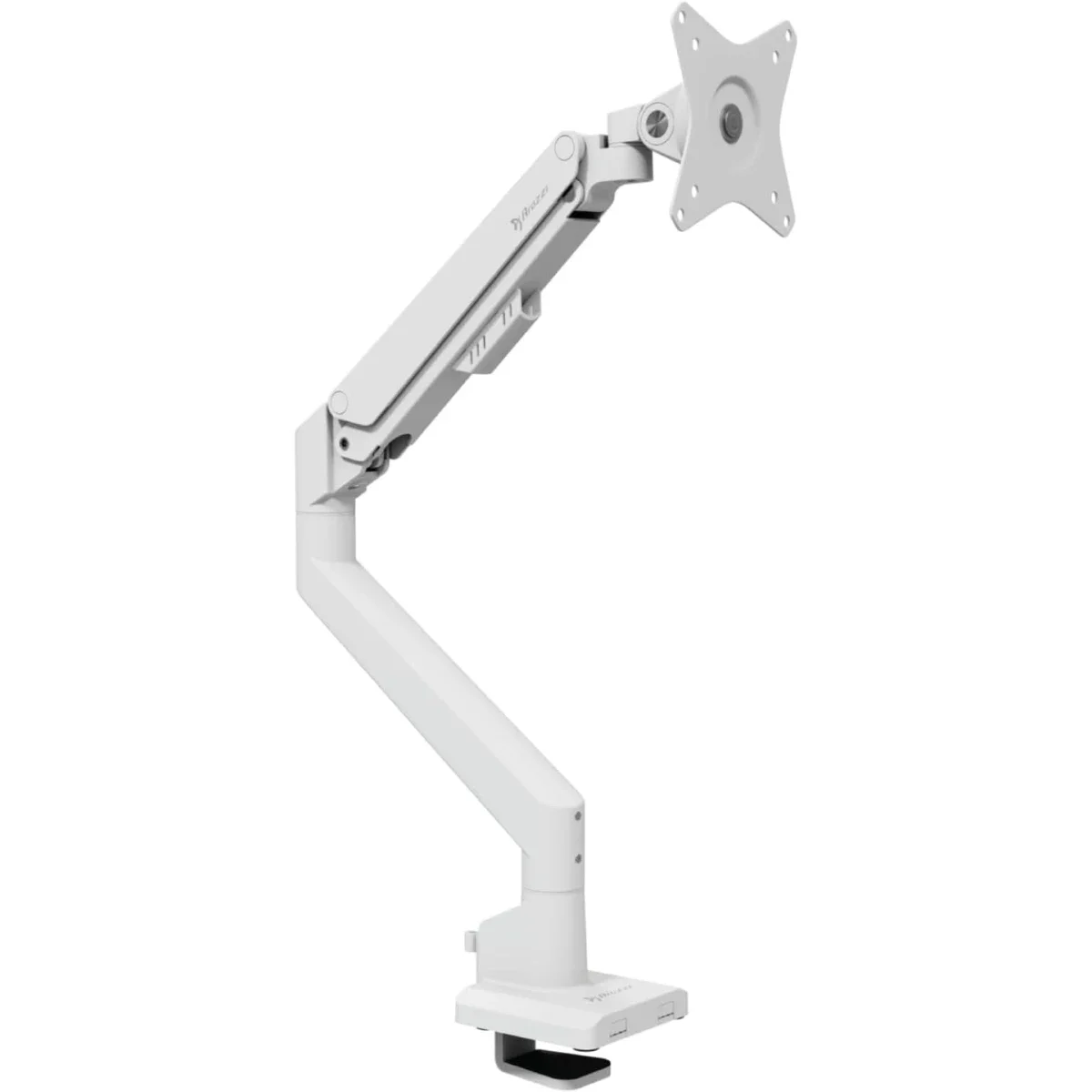 Arozzi Alzare Neo Single Gas Spring Monitor Arm, Up to 9 kg, White - Image 2