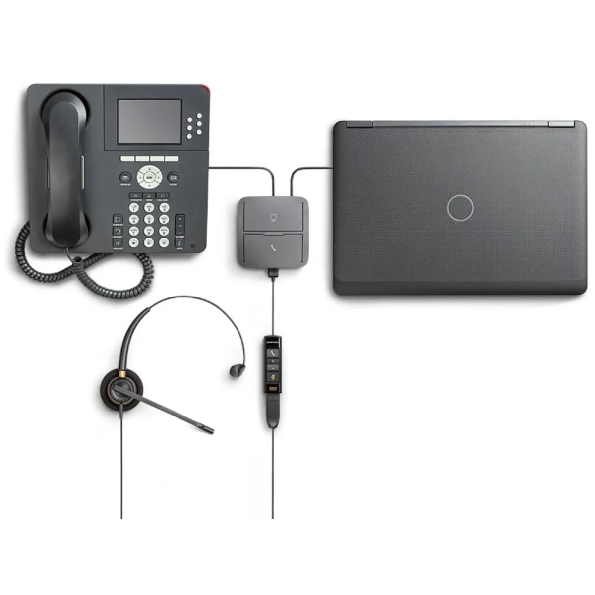 سماعة كول سنتر Poly EncorePro 510 سلكية QD أحادية الأذن - Image 3