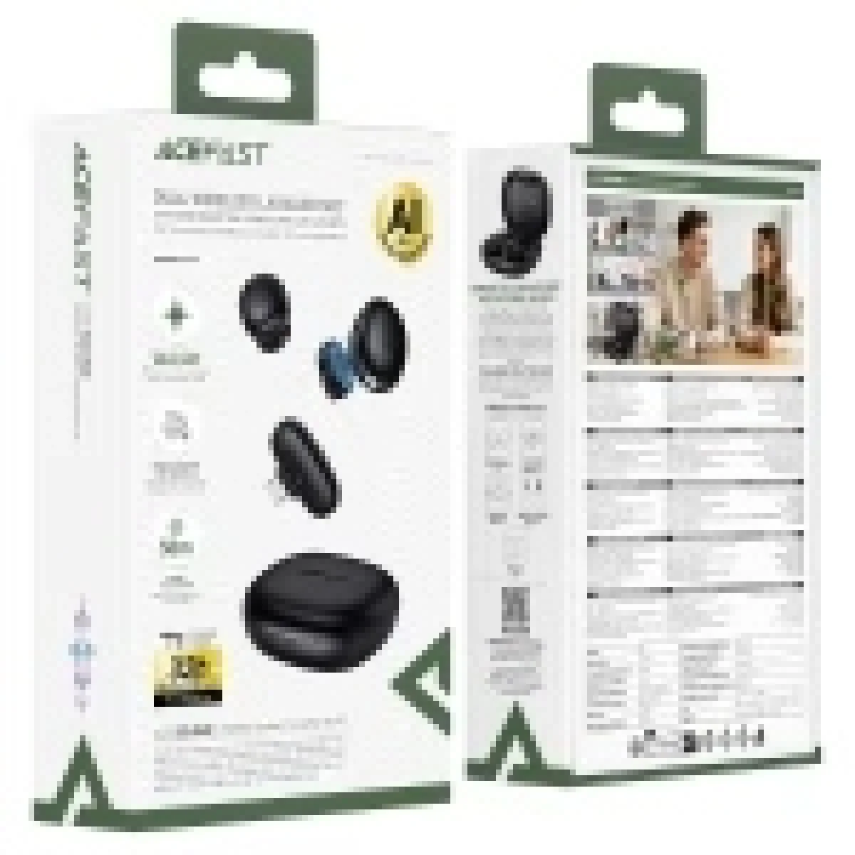 ACEFAST R5 Dual Wireless Lavalier Microphones 48 kHz/24-bit Black - Image 7