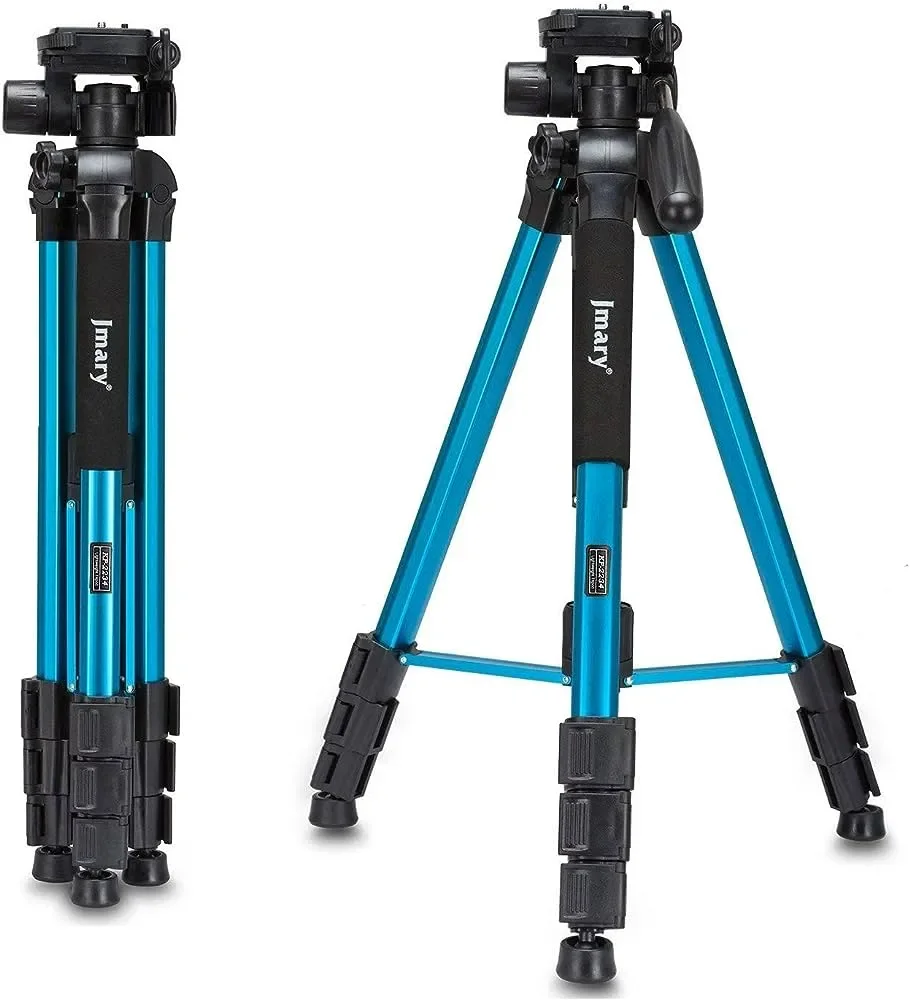 حامل ثلاثي احترافي Jmary KP-2234 من الألومنيوم 140M لكاميرات DSLR وGoPro والهواتف المحمولة - أسود - Image 9