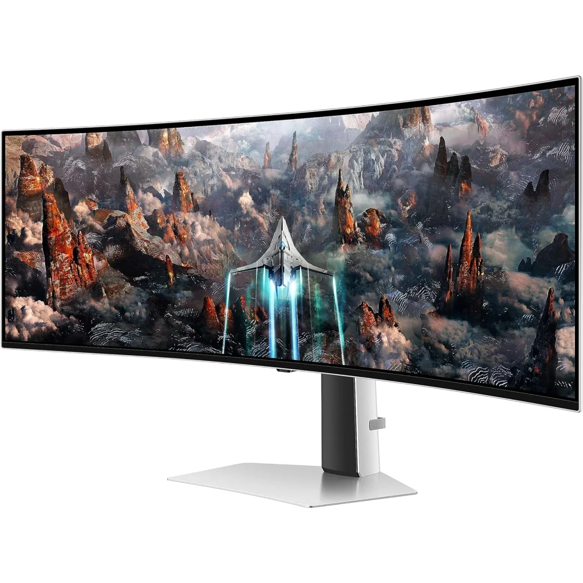 شاشة ألعاب Samsung Odyssey G9 G93SC OLED منحنية 49 إنش بدقة Dual QHD وتردد 240Hz وزمن استجابة 0.03ms - Image 4