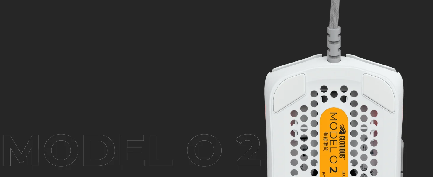 ماوس ألعاب Glorious Model O 2 سلكي فائق الخفة 59 جم، 26000 DPI، أبيض مطفي - Thumbnail 10