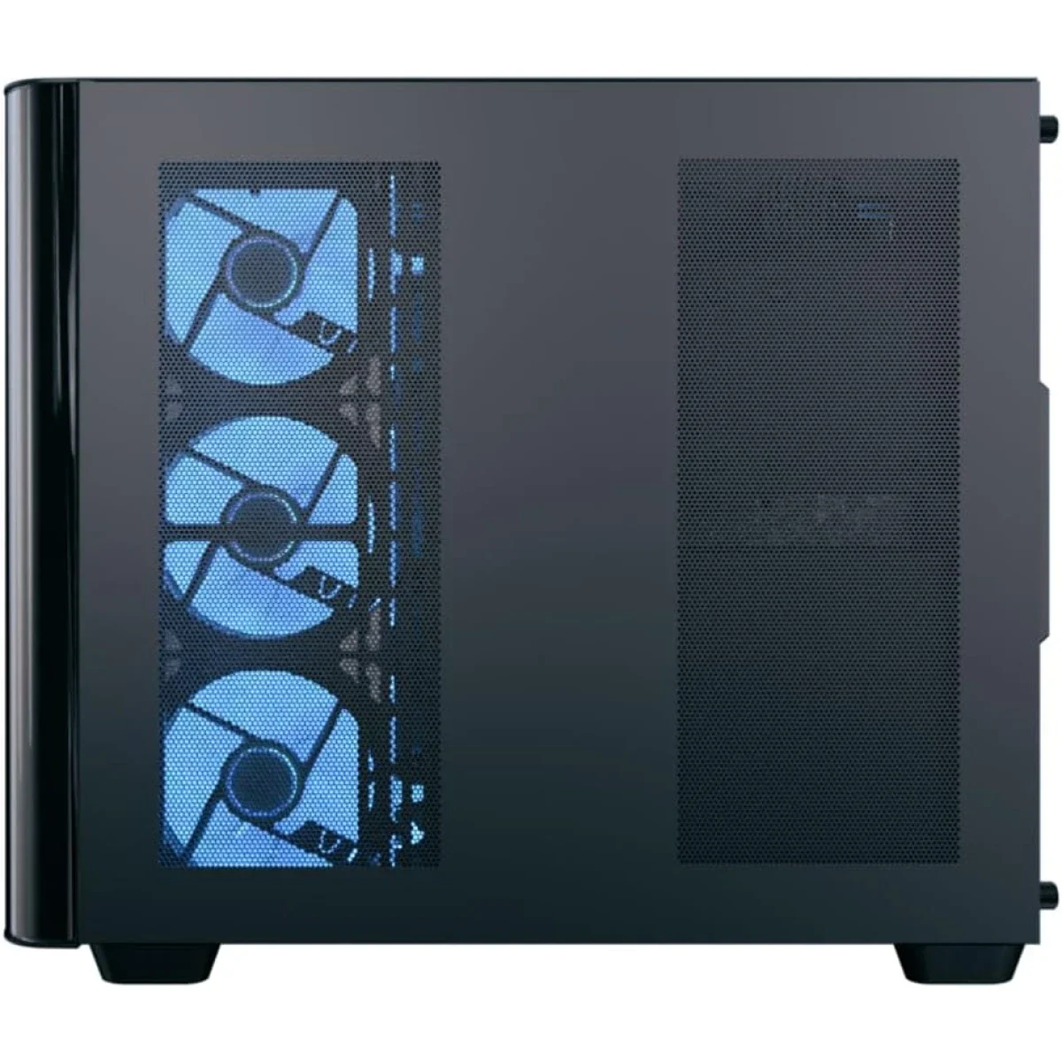 AeroCool P500C ATX Mid-Tower Gaming PC Case with 4 ARGB Fans, 360mm Radiator Support, Black - Thumbnail 2