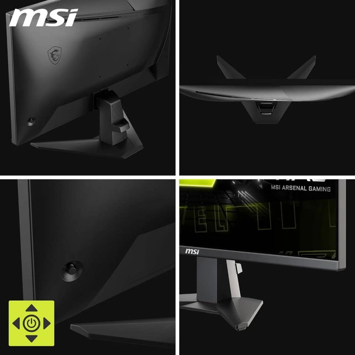 MSI MAG 255XF 24.5-Inch FHD Gaming Monitor, 1920 x 1080 Rapid IPS, 300Hz, 0.5ms GtG Min., 120% sRGB, HDR Ready, Frameless, DisplayPort 1.4a, HDMI 2.0b FHD@240Hz, 3-Year Warranty - Image 4