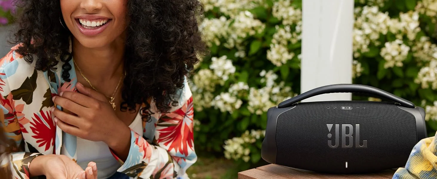 مكبر صوت محمول JBL Boombox 3 بتقنية بلوتوث وباس عميق ومقاومة IPX7 وتشغيل 24 ساعة - أسود - Image 11