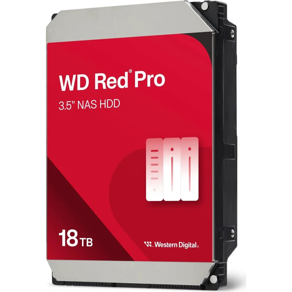 قرص صلب داخلي NAS Western Digital WD Red Pro سعه 18 TB بسرعه 7200 RPM وذاكره كاش 512MB