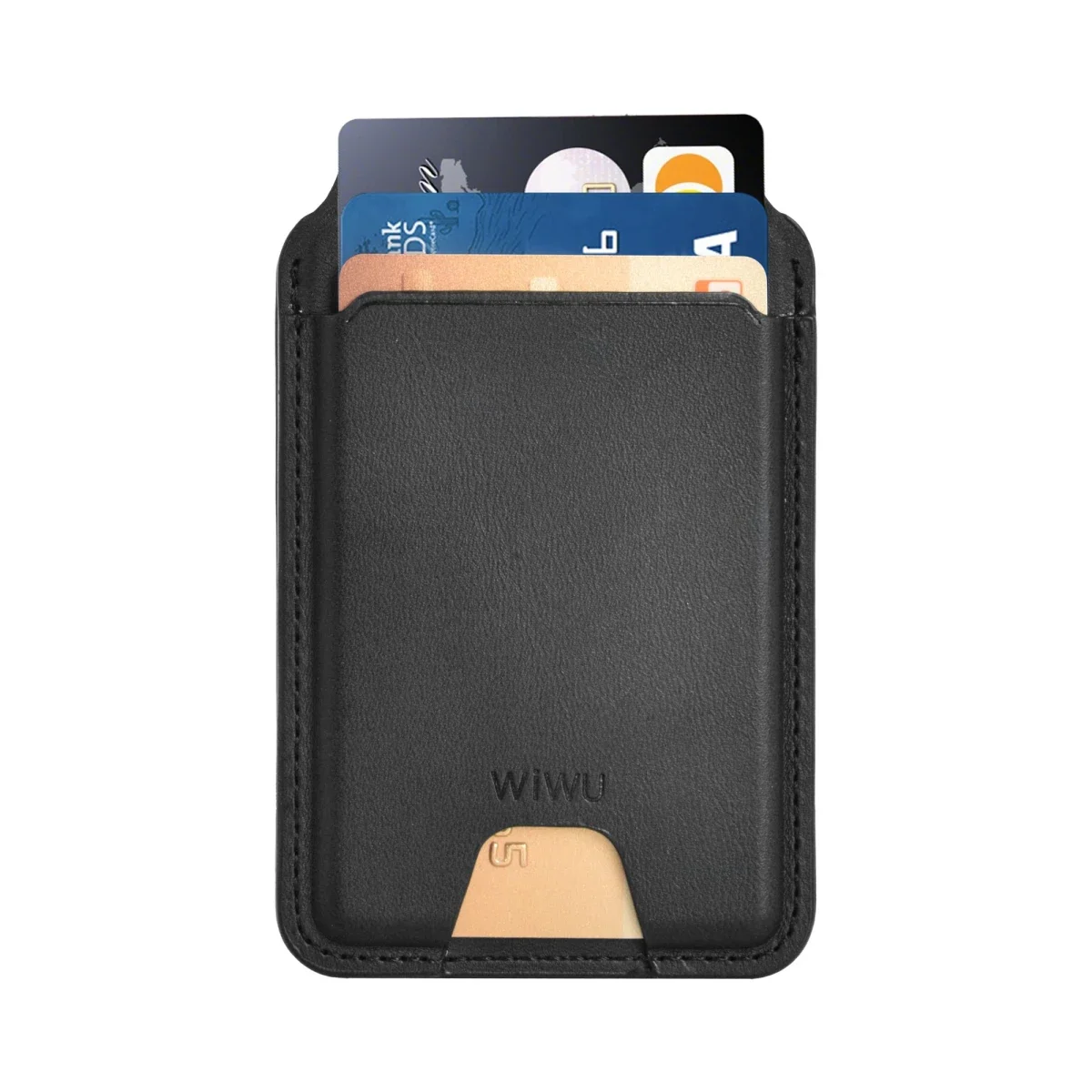 WIWU MW-005 Mag Wallet FM Magnetic Find My Wallet - Black - Thumbnail 7