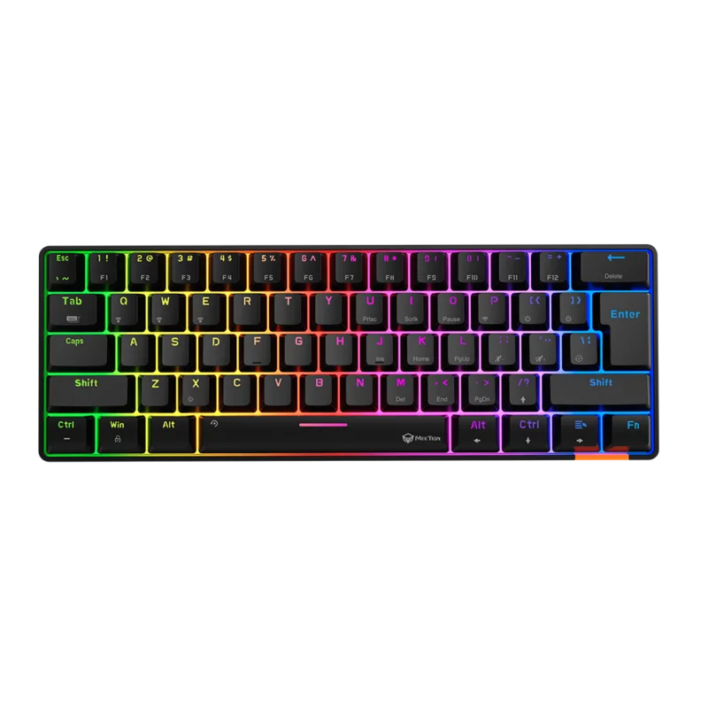 Meetion MK005BT 60% Dual-Mode Wireless Mechanical Gaming Keyboard - Thumbnail 7