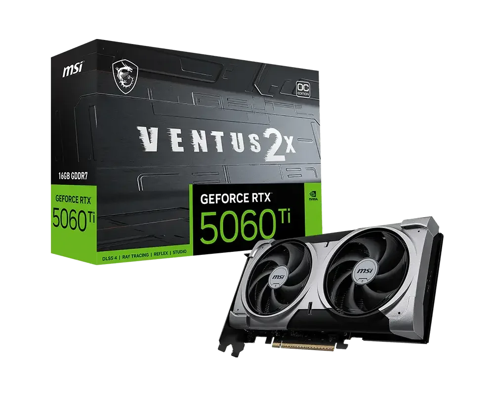 MSI GeForce RTX 5060 Ti VENTUS 2X OC 16GB Graphics Card - Image 4