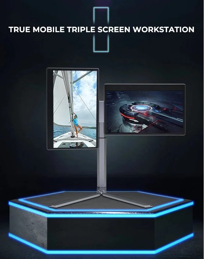 شاشة محمولة V2COM Z2 ثلاثية 15.6 إنش FHD IPS بتردد 60 هرتز - Thumbnail 9