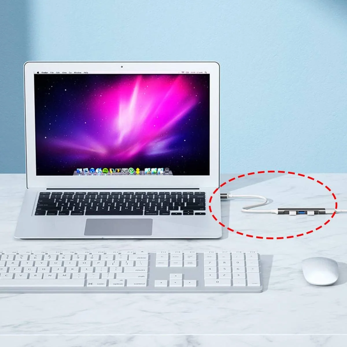 4-Port USB Hub Adapter with 1 USB 3.0 and 3 USB 2.0 Ports - Image 5