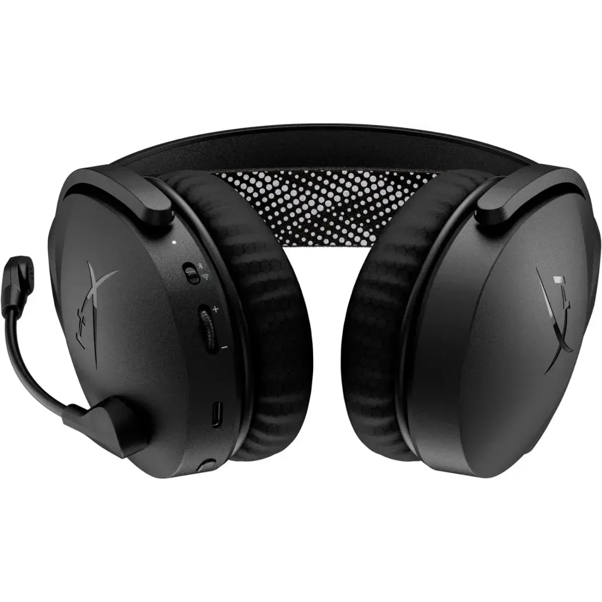 سماعة ألعاب HyperX Cloud Jet لاسلكية مزدوجة مع بلوتوث 5.2 ووقت تشغيل حتى 25 ساعة، أسود - Thumbnail 10