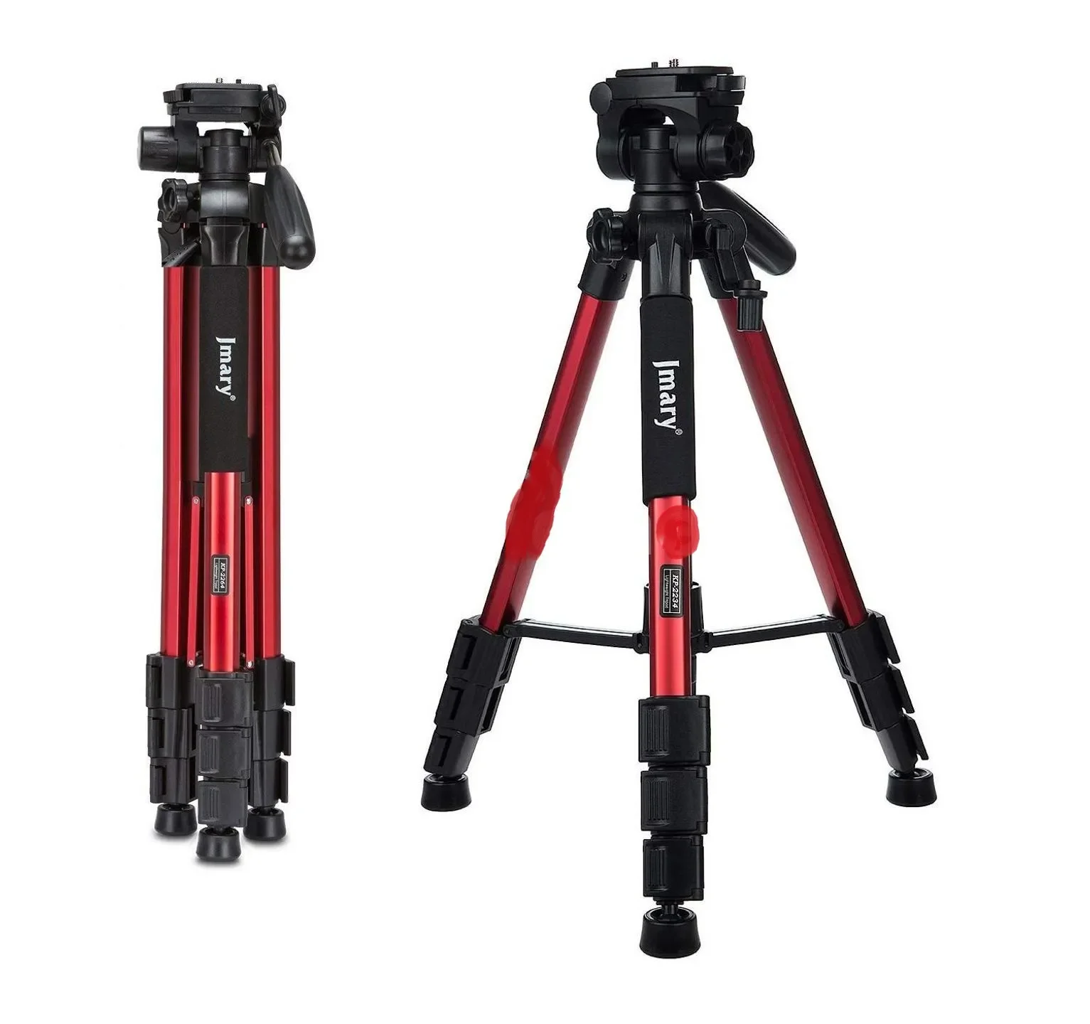حامل ثلاثي احترافي Jmary KP-2234 من الألومنيوم 140M لكاميرات DSLR وGoPro والهواتف المحمولة - أسود - Image 13