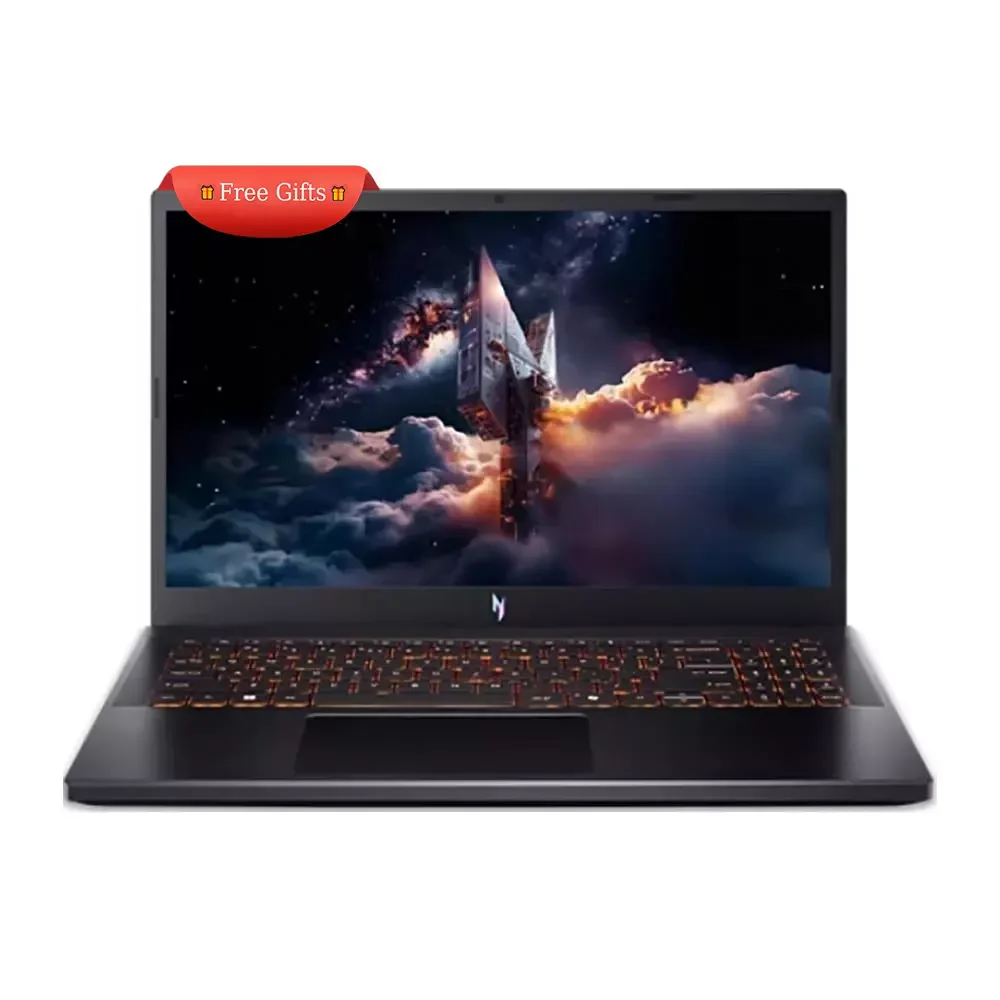 Acer Nitro V 15 Gaming Laptop, Core i9-13900H, 16GB DDR4, 512GB NVMe SSD, GeForce RTX 5050 8GB, DOS – NH.QZ7EM.001