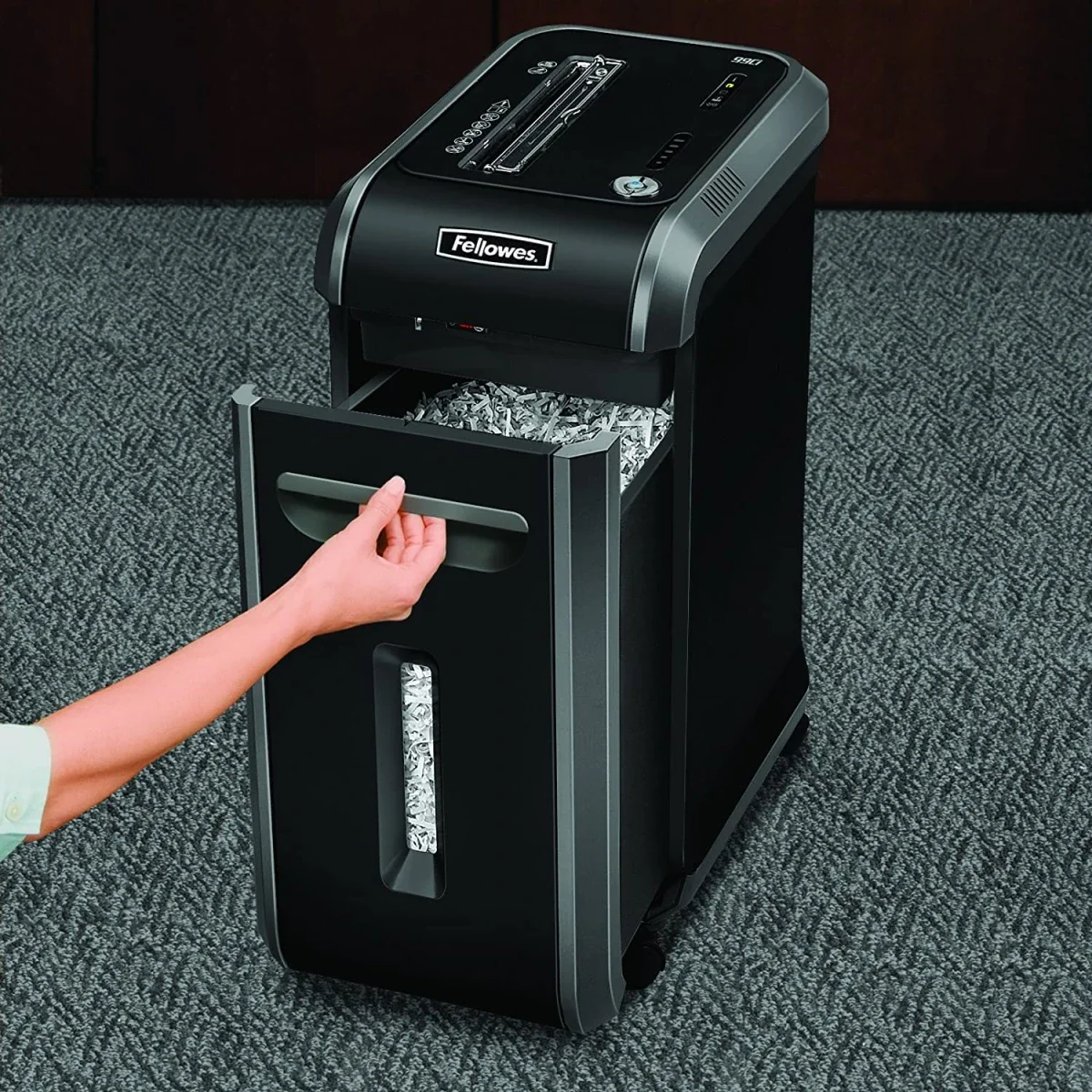 Fellowes 99Ci Powershred 18-Sheet 100% Jam Proof Cross-Cut Paper Shredder - Thumbnail 4