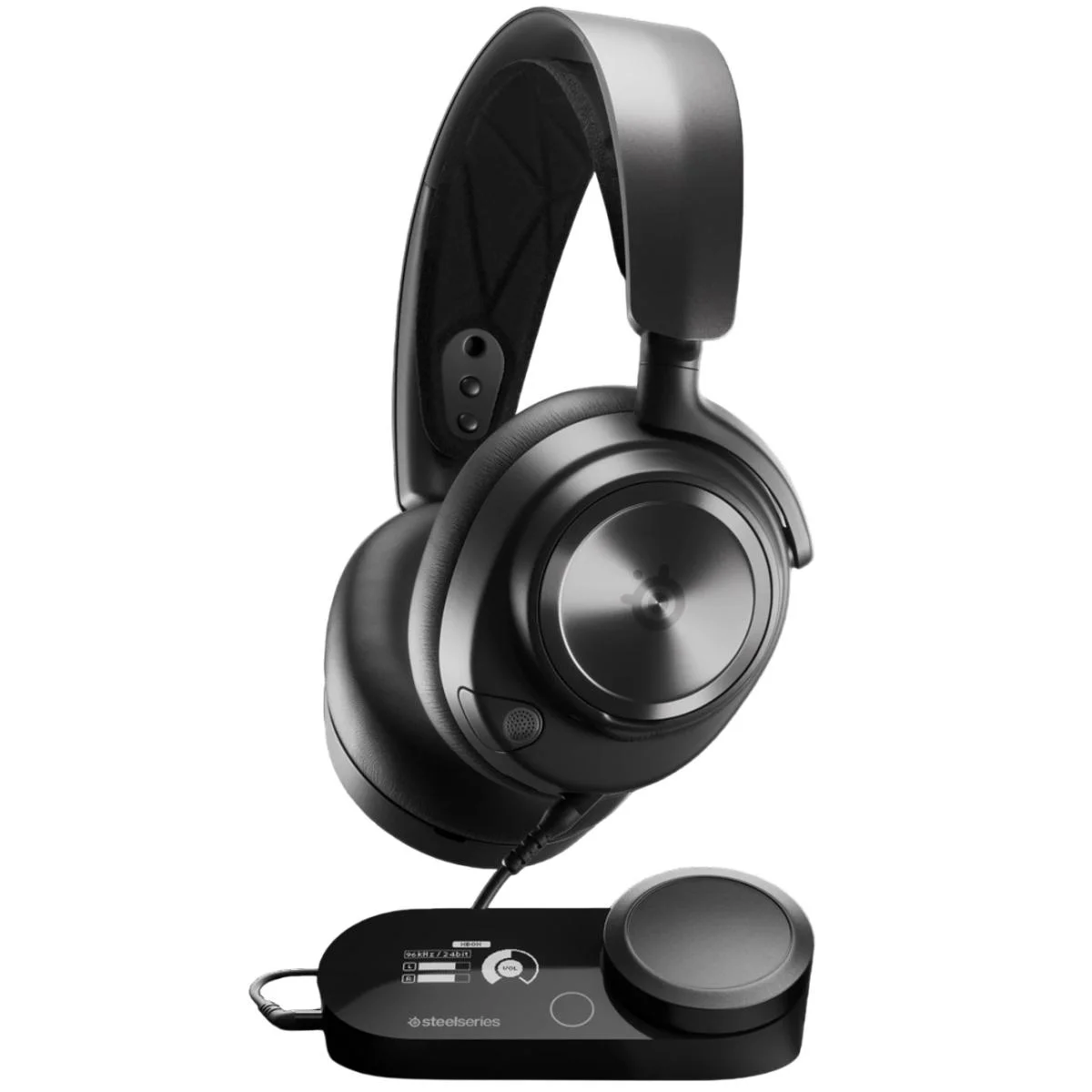 سماعة ألعاب SteelSeries Arctis Nova Pro سلكية بصوت عالي الدقة - أسود - Image 2