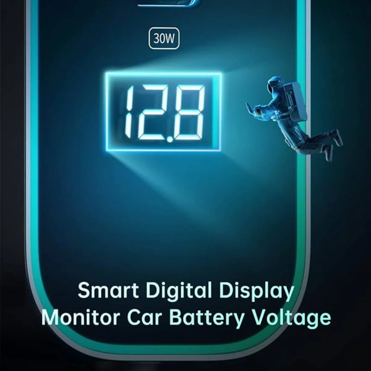 Mcdodo CC-1900 107W 4-Port USB & Type-C Car Charger with Digital Display - Thumbnail 2