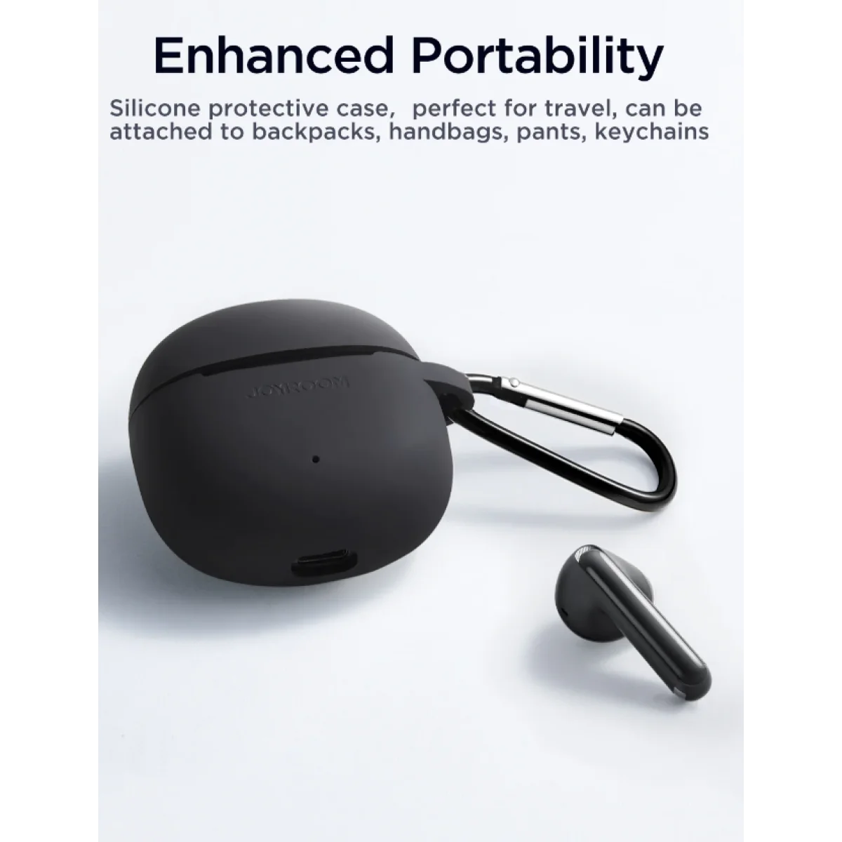 سماعات أذن لاسلكية JOYROOM JR-FB1 Funpods بلوتوث 5.3 مقاومة للماء IP54 أسود - Image 4