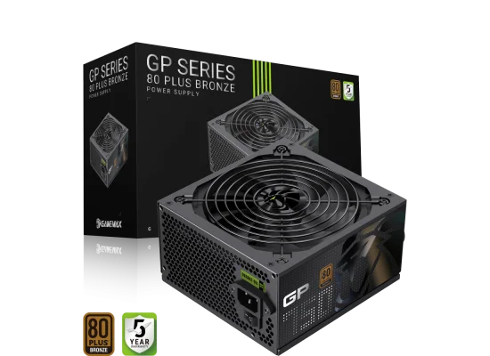 مزود طاقة GameMax GP-750 بقدرة 750 واط 80 PLUS Bronze بمعيار ATX 3.1 مع Active PFC ومروحة فائقة الهدوء 140 مم - Image 4