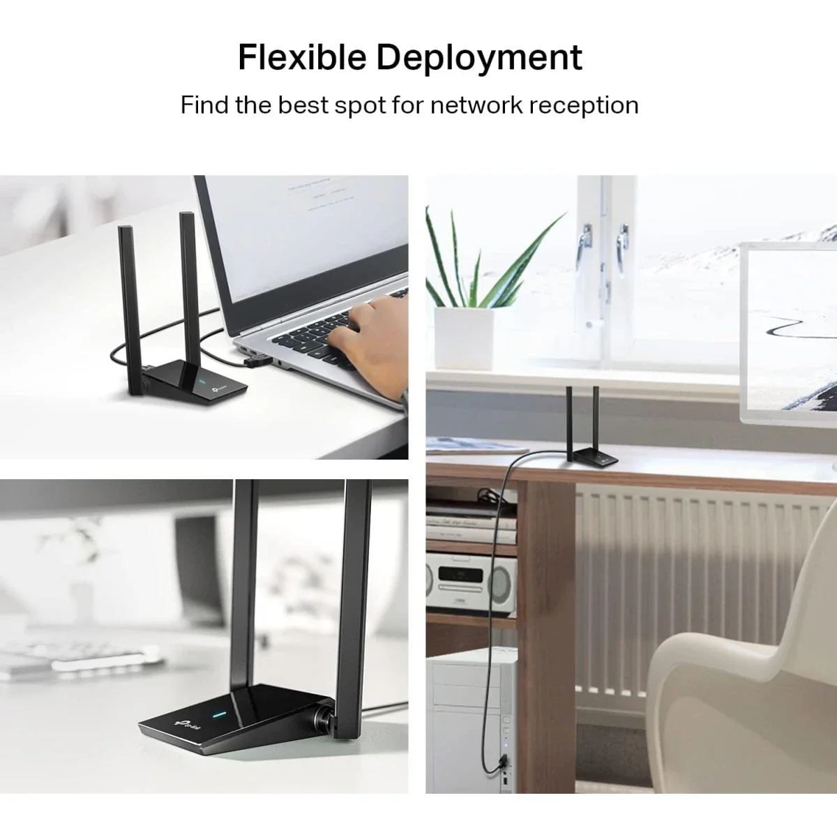جهاز هوائي للانترنت يركب على USB نوع TP-LINK Archer TX20U Plus AX1800 ثنائي النطاق - Image 8
