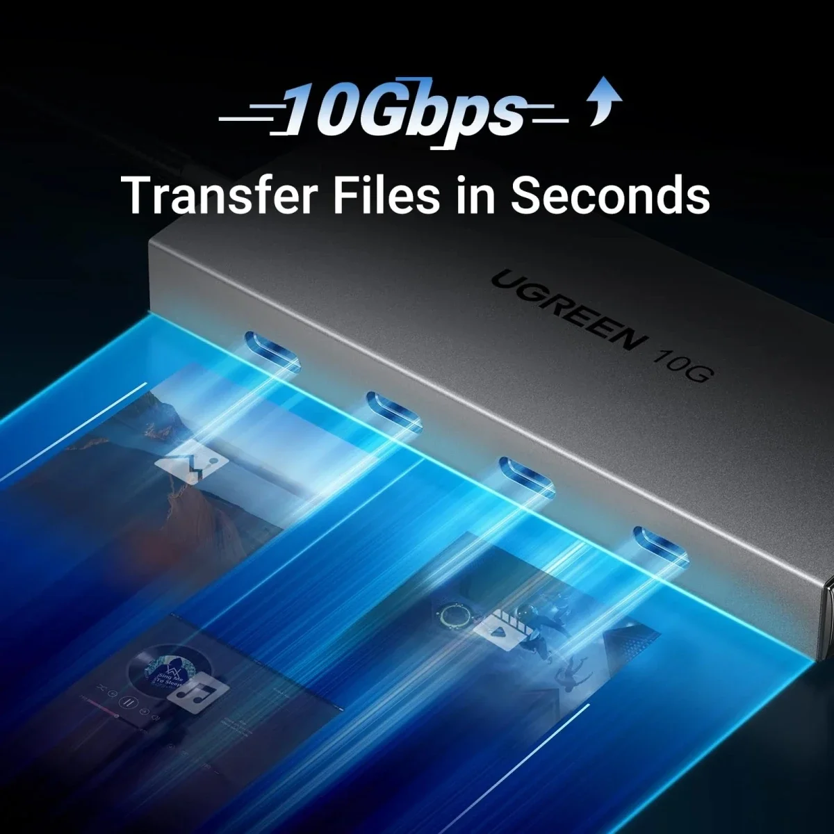 Ugreen 15651 USB-C Hub 10Gbps 4-Port USB-C 3.2 - Image 8