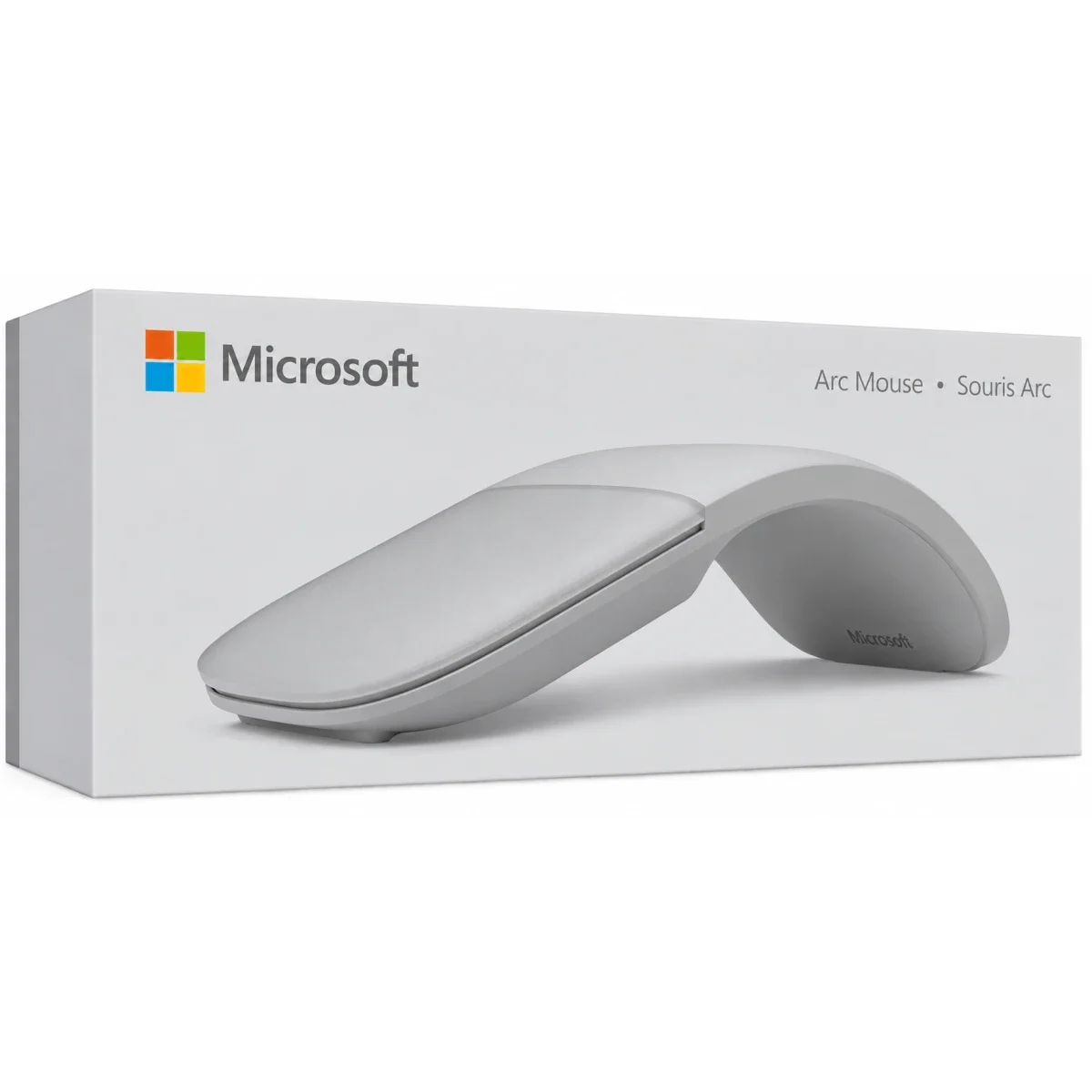 ماوس Microsoft Surface Arc Mouse CY8-00005 لاسلكي Bluetooth لون رمادي فاتح - Image 2