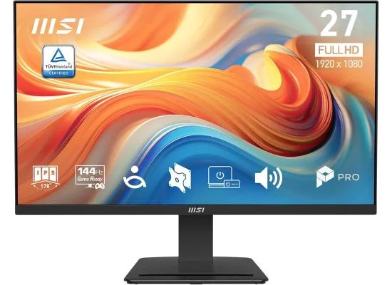 MSI 27-inch FHD 1920x1080 IPS Monitor, 144Hz, 1ms, Black – PRO MP273 E14A - Image 10