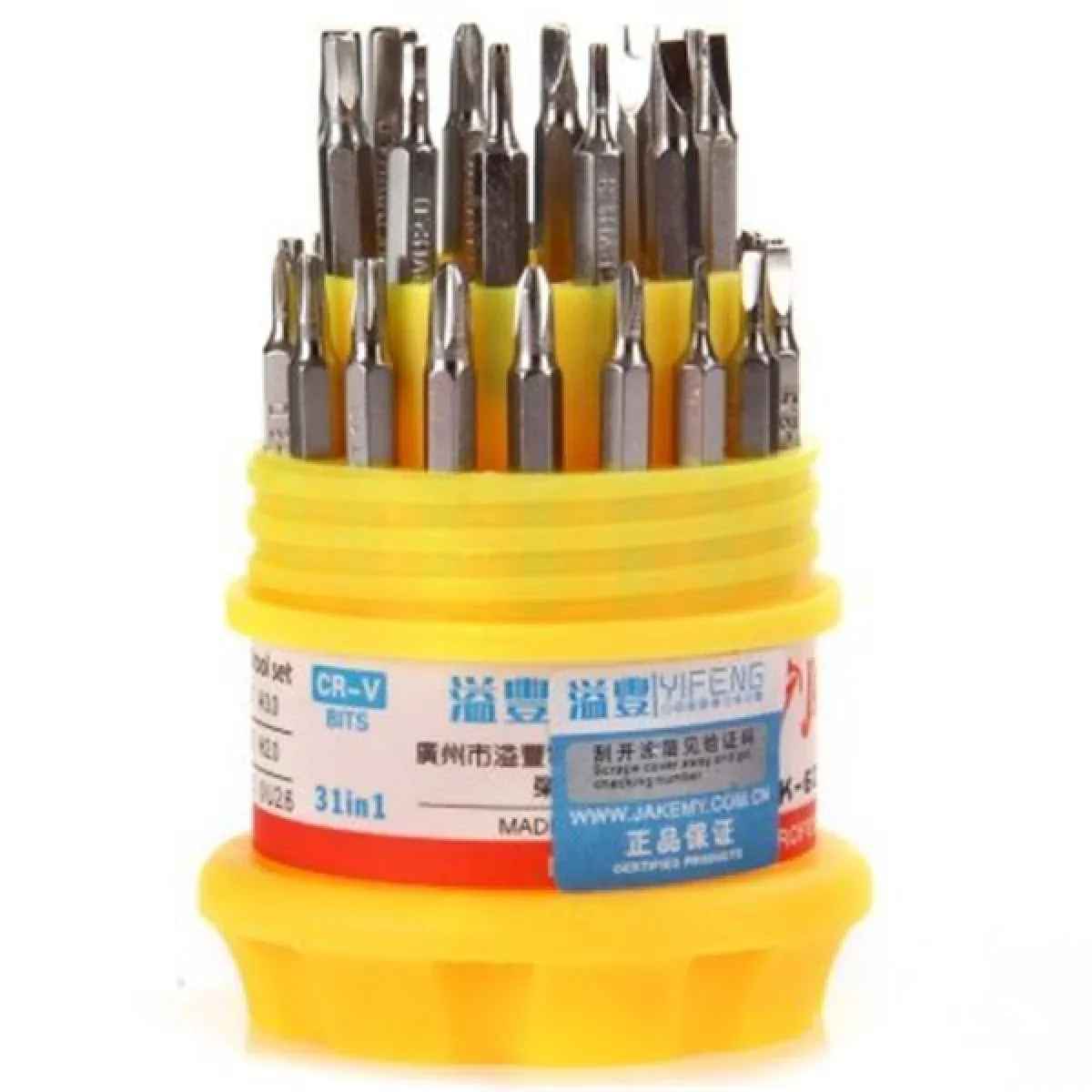 طقم مفكات متعدد الوظائف JACKLY JK-6036-A ‏31 في 1 لإصلاح الهواتف واللابتوب
