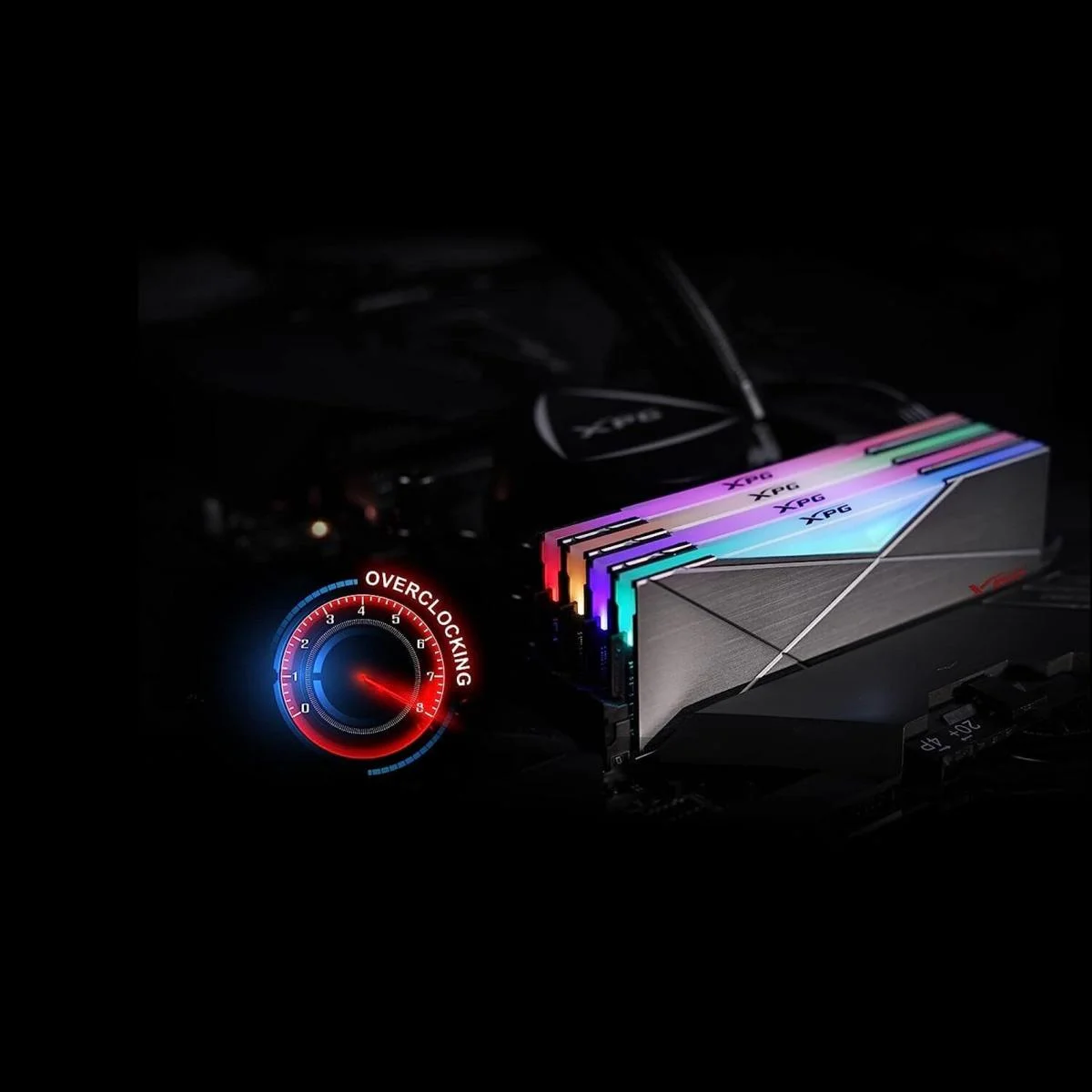 ADATA XPG SPECTRIX D50 8GB DDR4 3000MHz CL16 RGB Desktop RAM – Tungsten Grey - Image 2