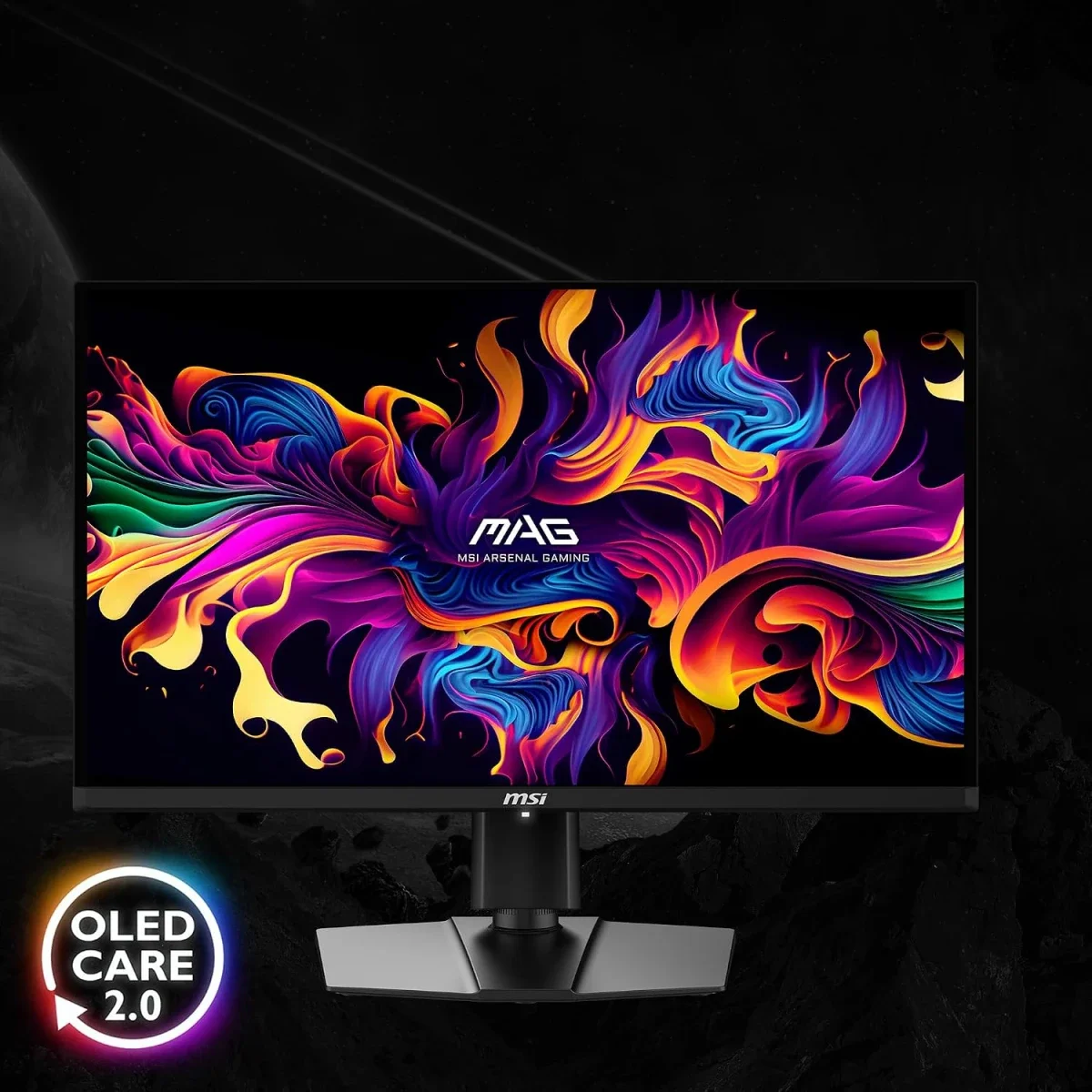 شاشة ألعاب MSI 32 إنش 4K UHD، 240 هرتز، 0.03 مللي ثانية، True Black HDR 400، USB-C بقدرة 15 واط، HDMI وDP – MAG 321UPX QD-OLED - Thumbnail 6