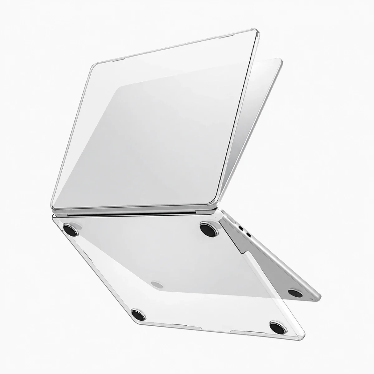 جراب ماك بوك Coteci MB-084-TT كريستال شفاف من سلسلة Universal Crystal لجهاز MacBook Neo A3404 - Thumbnail 2