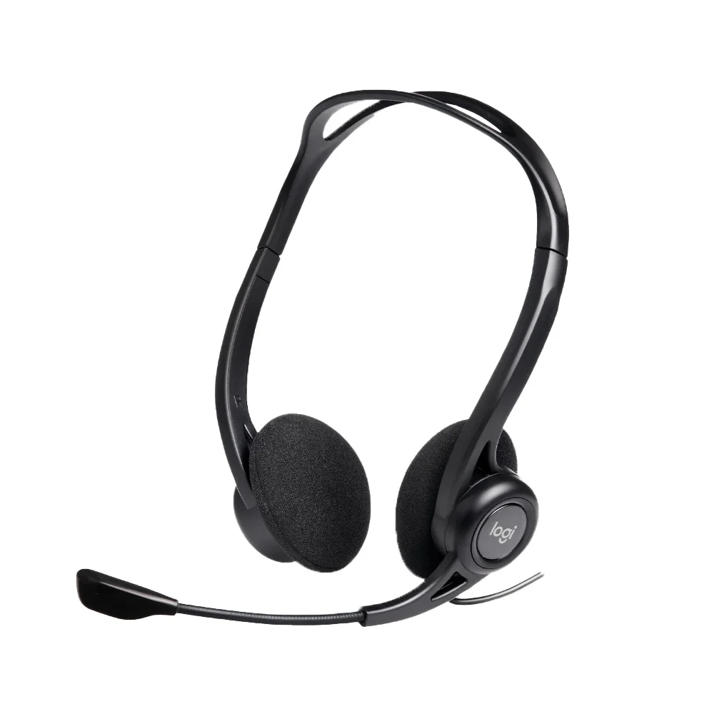سماعة رأس Logitech 960 USB مع مايك ثنائي الاتجاه (981-000100)