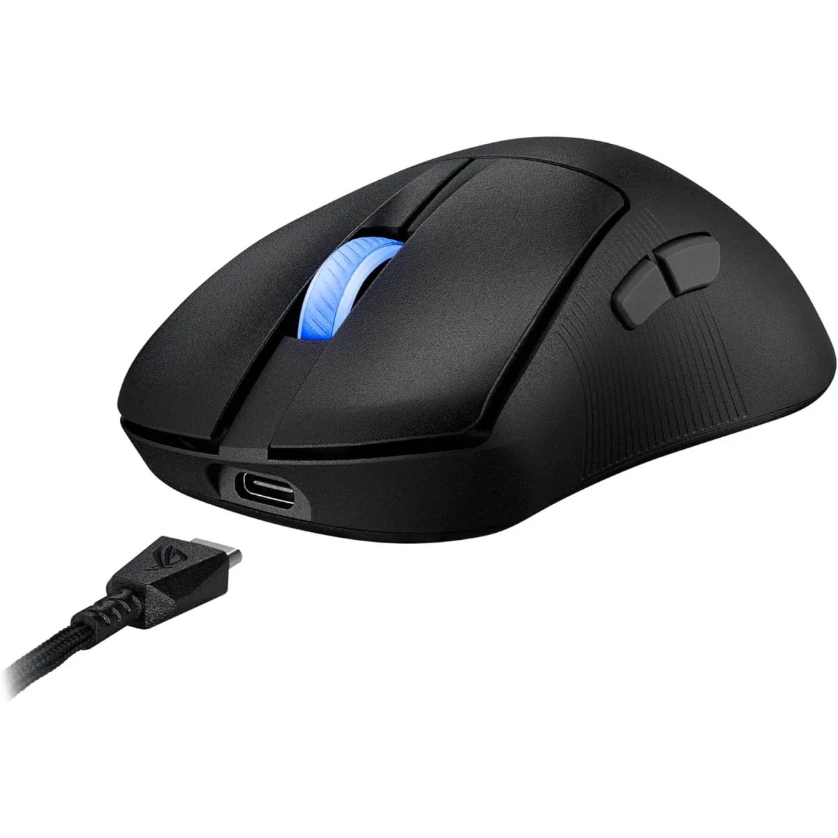 ماوس ألعاب لاسلكي Asus ROG Keris II Ace فائق الخفة 54 جم، 42000 DPI، أسود - Thumbnail 10