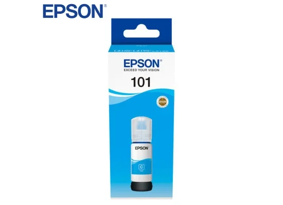 EPSON 101 EcoTank Cyan Ink Bottle C13T03V34A - Thumbnail 2