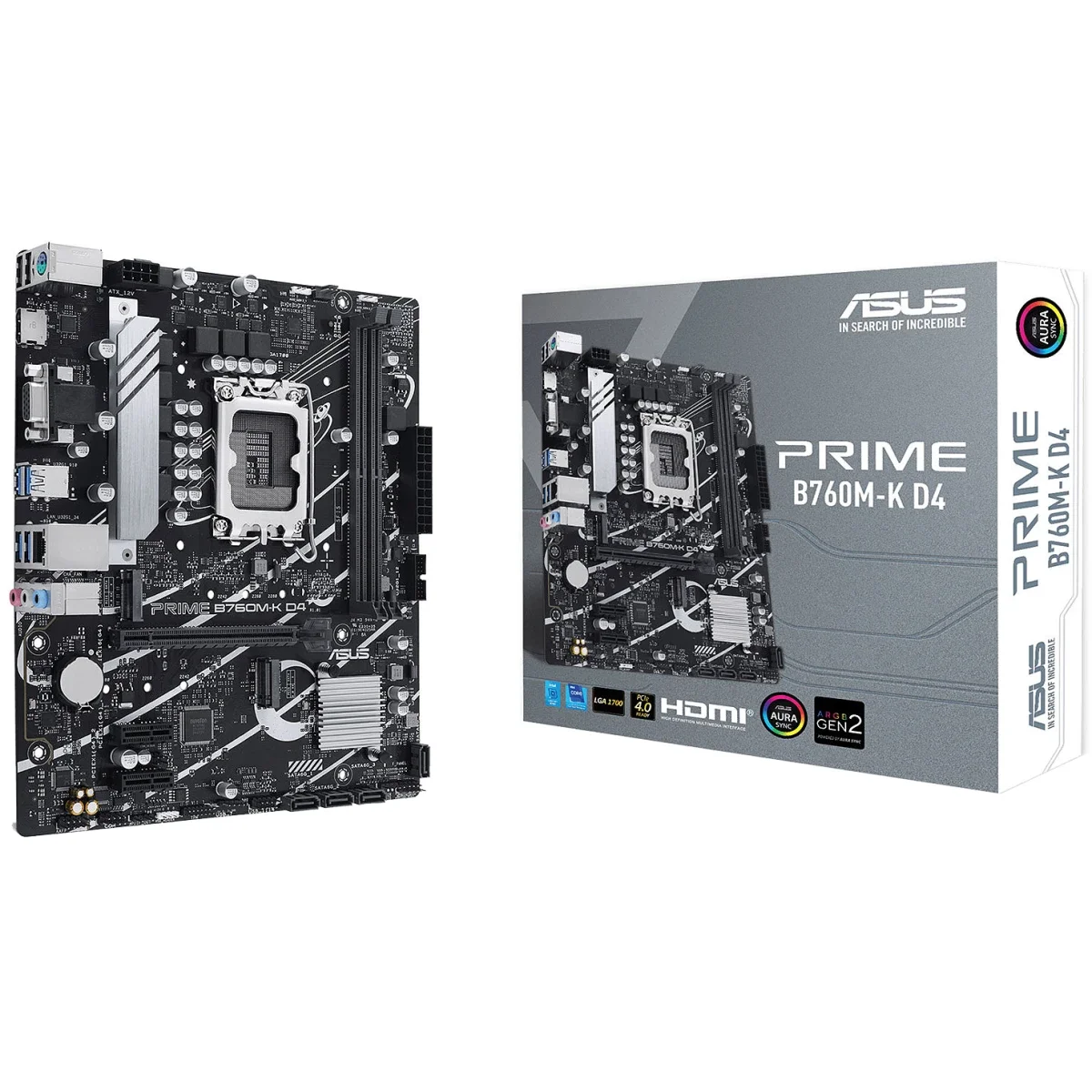 Asus PRIME B760M-K D4 Intel B760 DDR4 PCIe 4.0 Motherboard