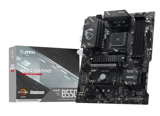 لوحة أم MSI PRO B550 GAMING ATX لمعالجات AMD Ryzen 5000 و3000، AM4، DDR4، PCIe 4.0، منفذا M.2 - Image 3
