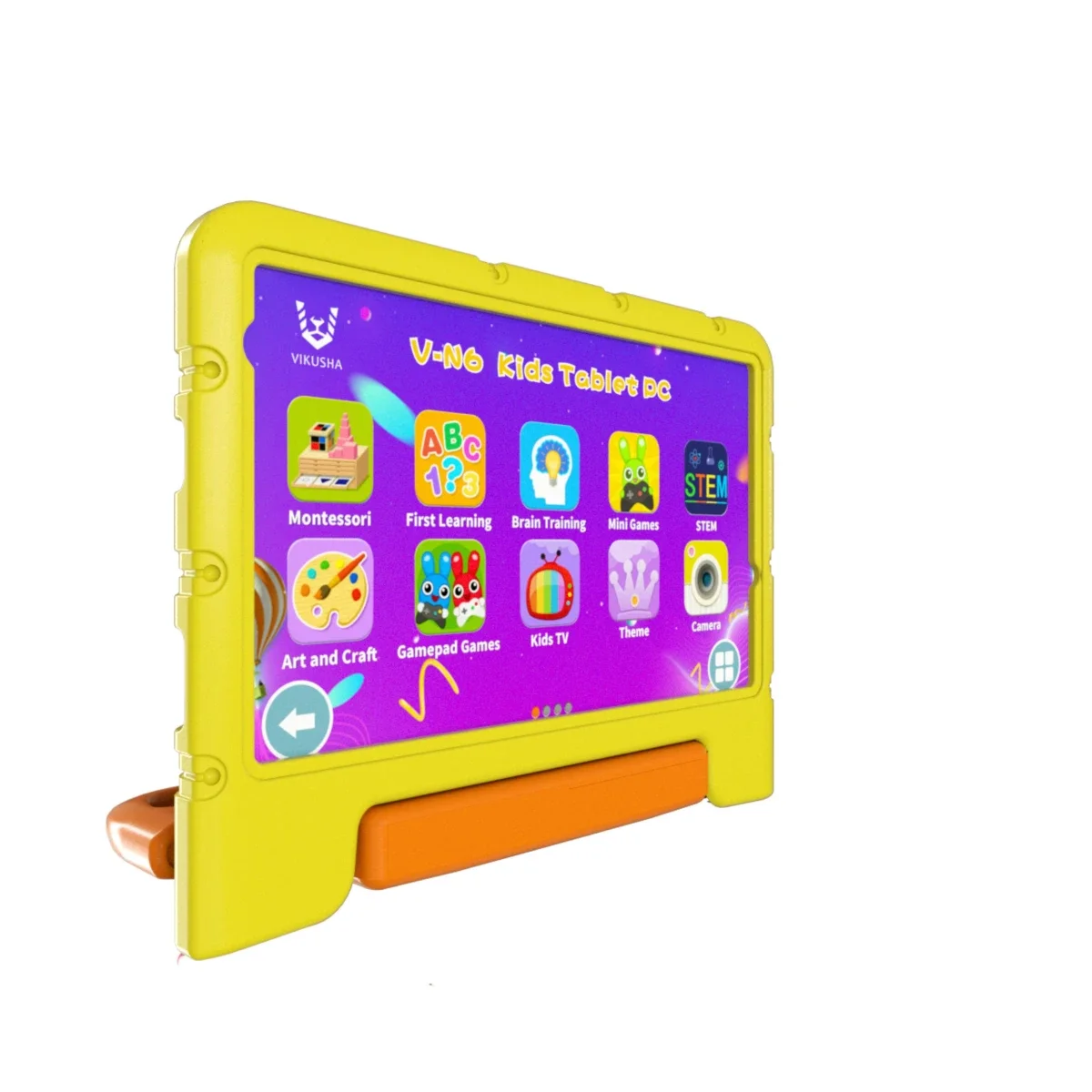 جهاز لوحي للأطفال VIKUSHA V-N6 بشاشة IPS 8 إنش وذاكرة 3GB وسعة 64GB - Thumbnail 3