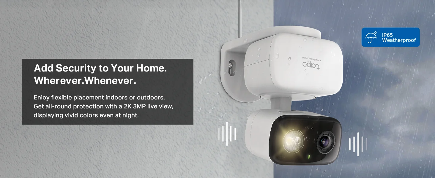 كاميرا مراقبة خارجية TP-LINK Tapo C216 واي فاي بدقة 2K 3MP مع دوران 360° وتحريك/إمالة - Image 15
