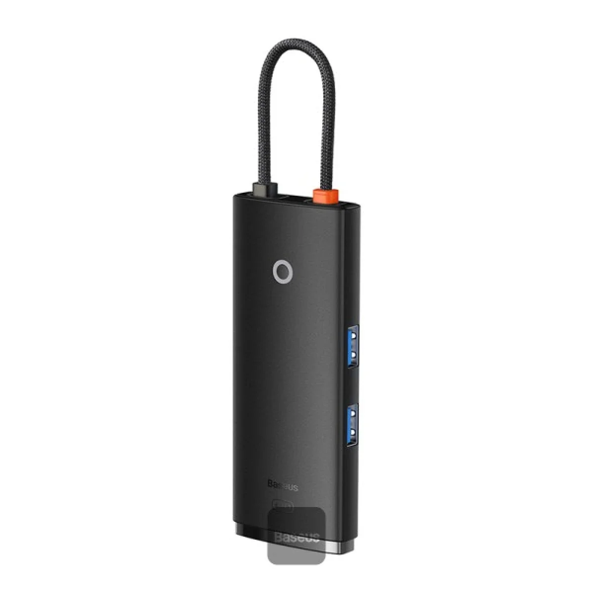 محطة إرساء وموزع Type-C Baseus Lite Series 6 منافذ HDMI وUSB 3.0 وPD وSD/TF باللون الأسود - Image 3