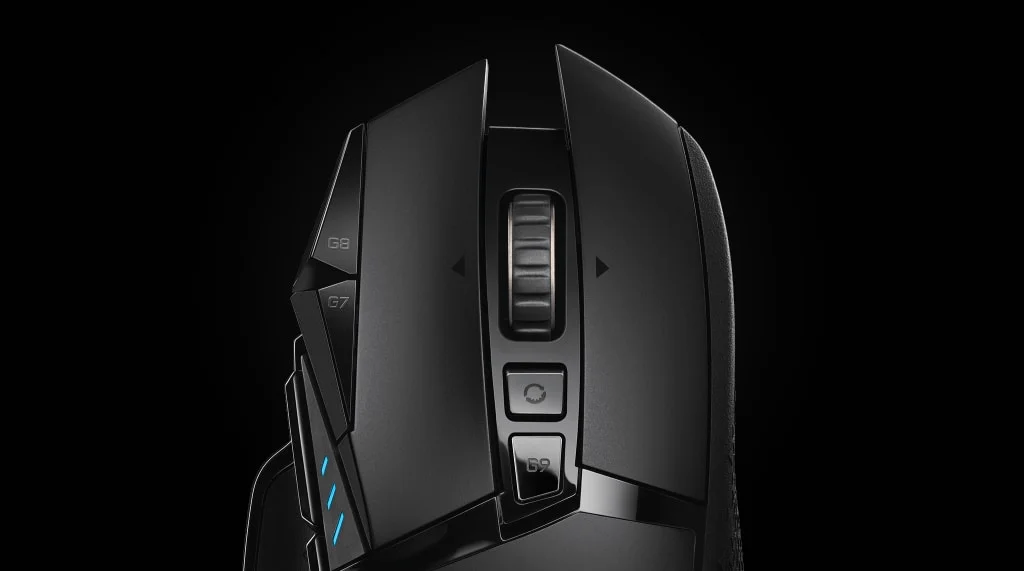ماوس ألعاب Logitech G502 LIGHTSPEED لاسلكي بمستشعر HERO 25K وإضاءة RGB وأوزان قابلة للتعديل - أسود - Thumbnail 4