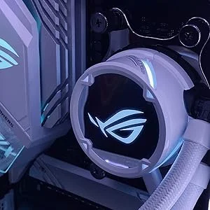 مبرد سائل للمعالج Asus ROG Strix LC 240mm RGB AIO إصدار White Edition - Thumbnail 7