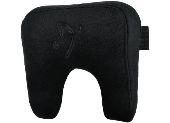 وسادة رقبة Arozzi Neck Pillow مريحة من إسفنج الذاكرة للرأس والرقبة، مخملية سوداء - Image 7