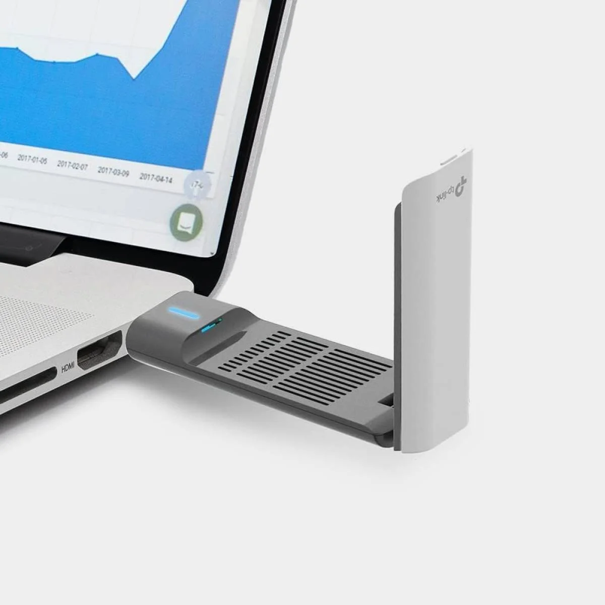محول واي فاي TP-LINK Archer TX20UH AX1800 Wi-Fi 6 ثنائي النطاق USB 3.0 مع كابل 1.2 متر - Thumbnail 5
