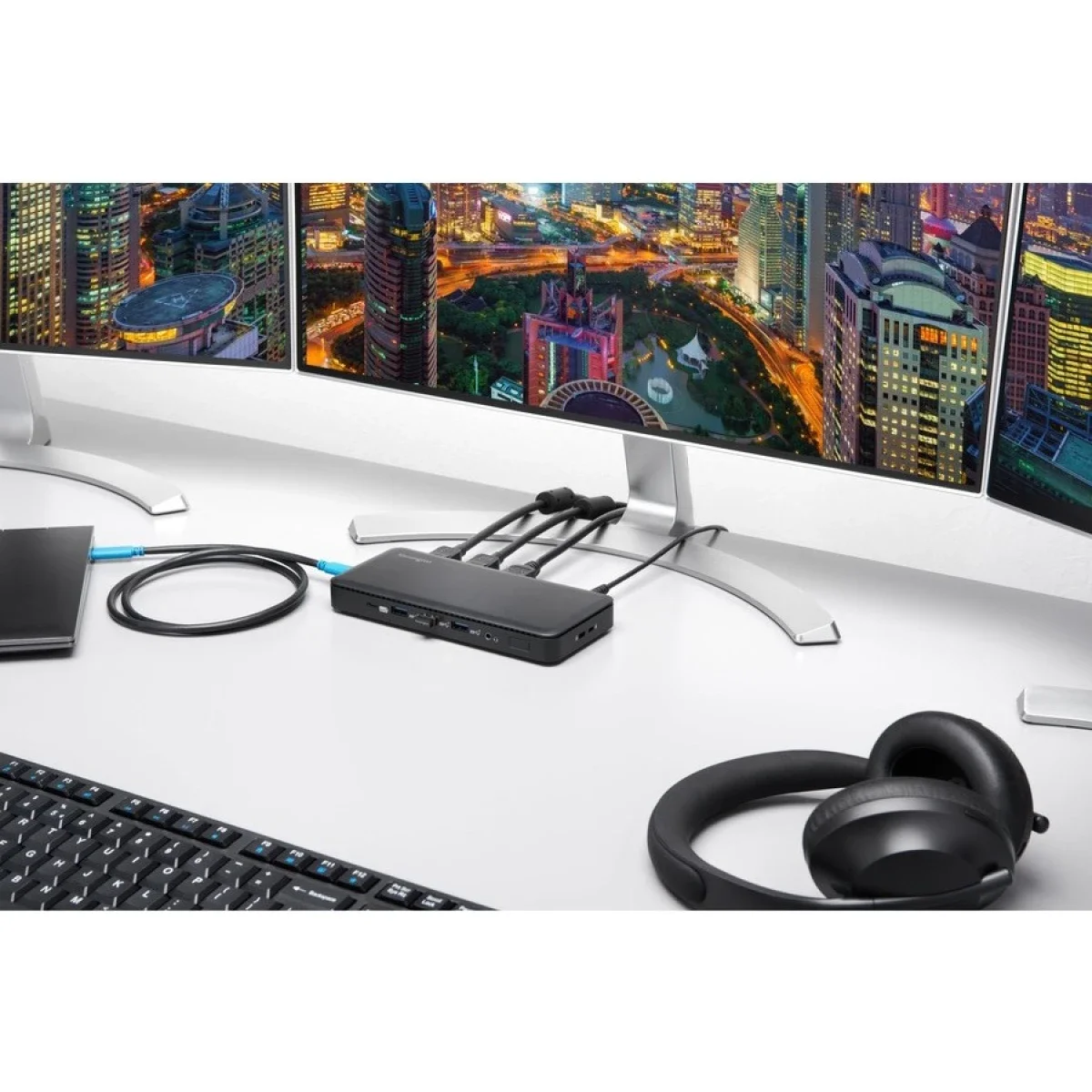 Kensington SD4845P 9-in-1 USB-C Docking Station for Microsoft Surface with Triple Display, 10Gbps, 85W PD - Black - Image 3