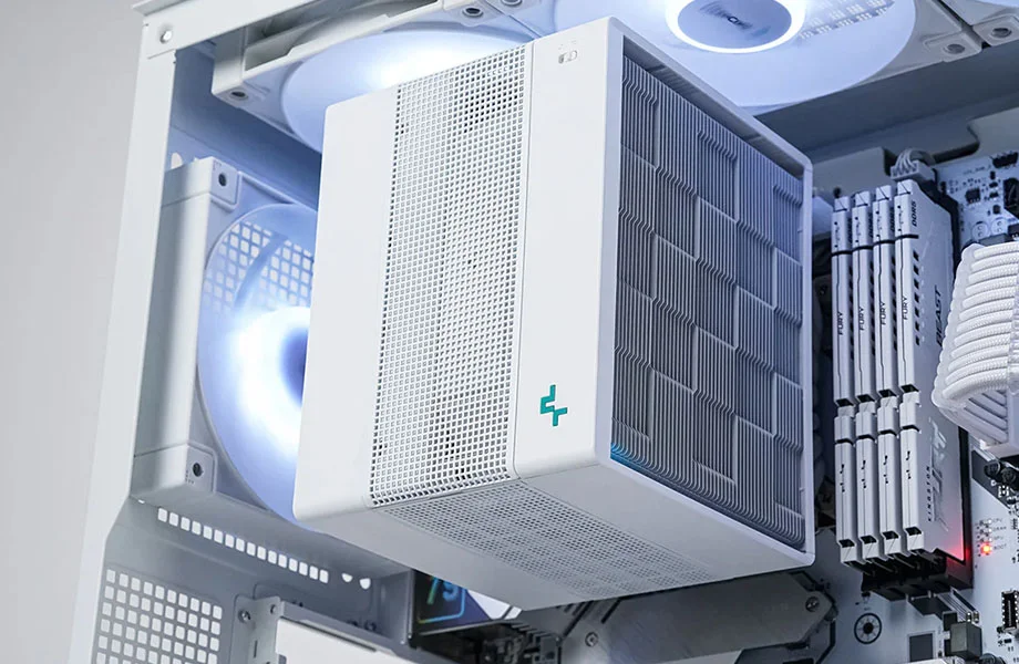 DeepCool ASSASSIN 4S Premium CPU Air Cooler Dual-Tower 140mm FDB Fan 7 Copper Heat Pipes White - Image 11